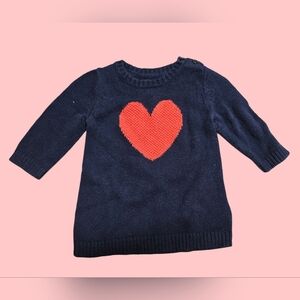 Baby Gap Heart Sweater (with gift!)